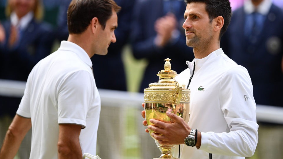 Djokovic Edge Past Federer In Thrilling Wimbledon’s Longest Final To Win 5th Title #WimbledonFinal